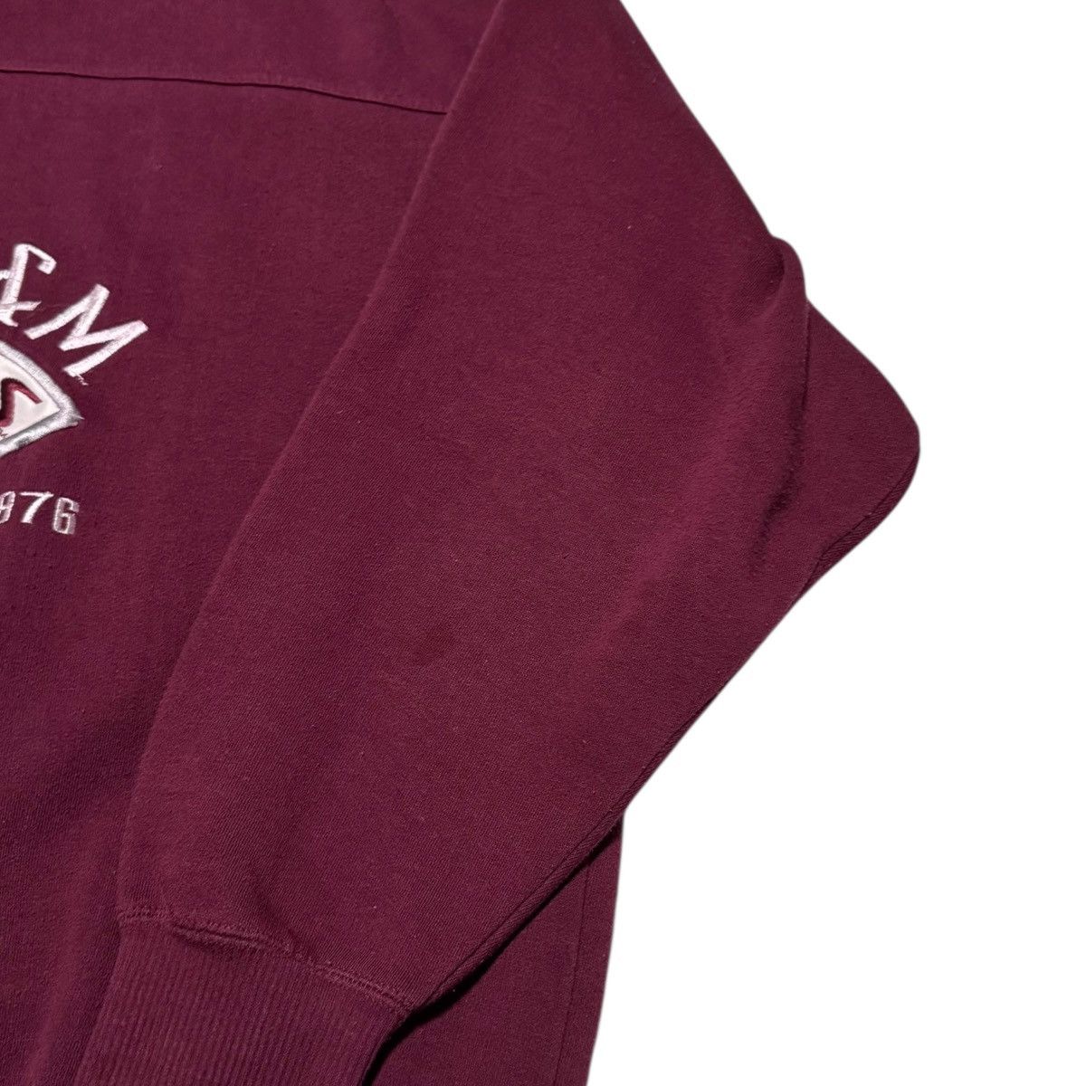 Vintage Vintage 90s Texas A&M Aggies Maroon Sweatshirt Men's M FLAWS Size US M / EU 48-50 / 2 - 3 Thumbnail
