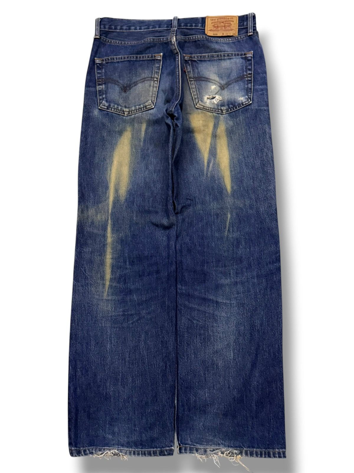 Levi's Vintage Levi’s 508 Denim Jeans | Relaxed Straight Fit | W32 Size US 32 / EU 48 - 3 Thumbnail