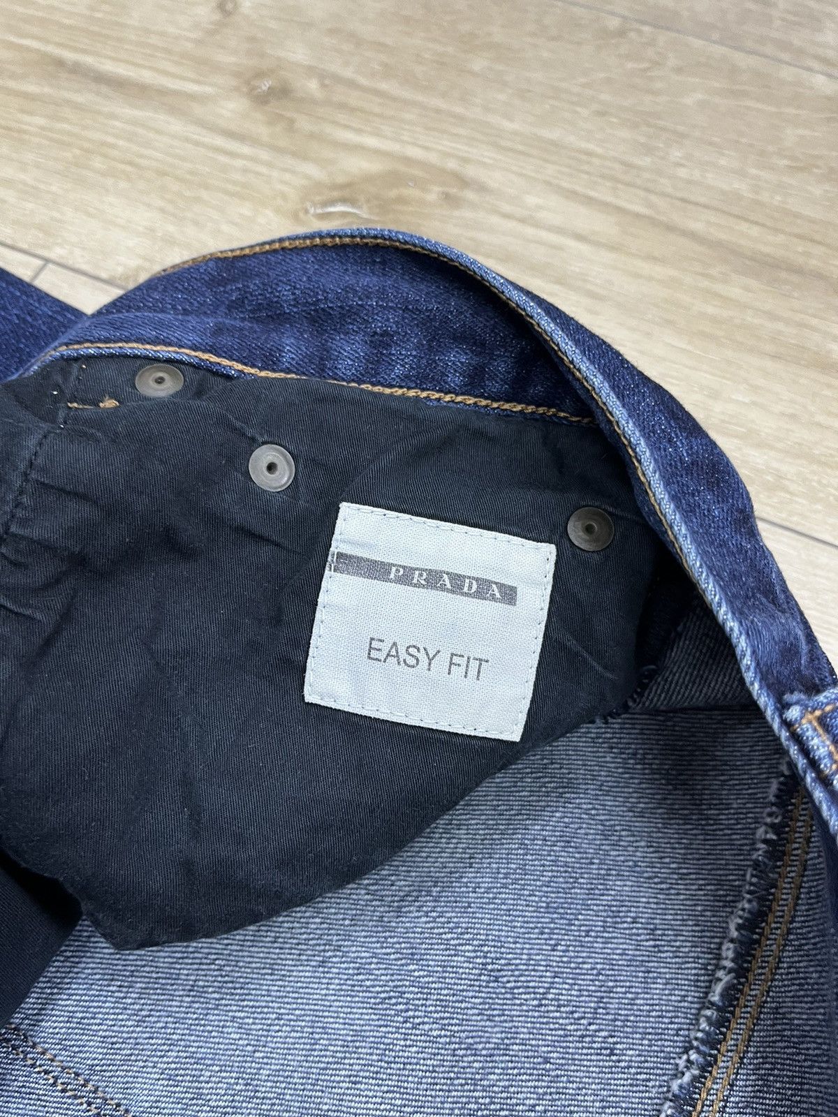Prada 🔴 PRADA CLASSIC FIT LUXURY JEANS TAB MILANO Y2K RARE DENIM Size US 34 / EU 50 - 11 Thumbnail