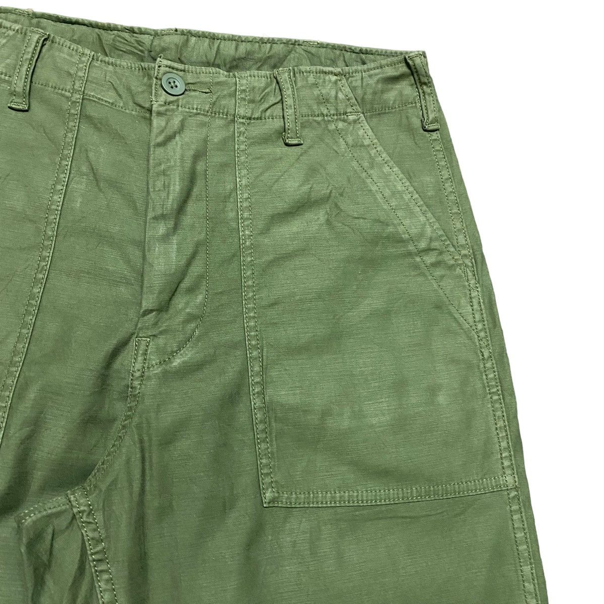 Japanese Brand Us Army Sateen Fatigue Pants Size US 32 / EU 48 - 4 Thumbnail