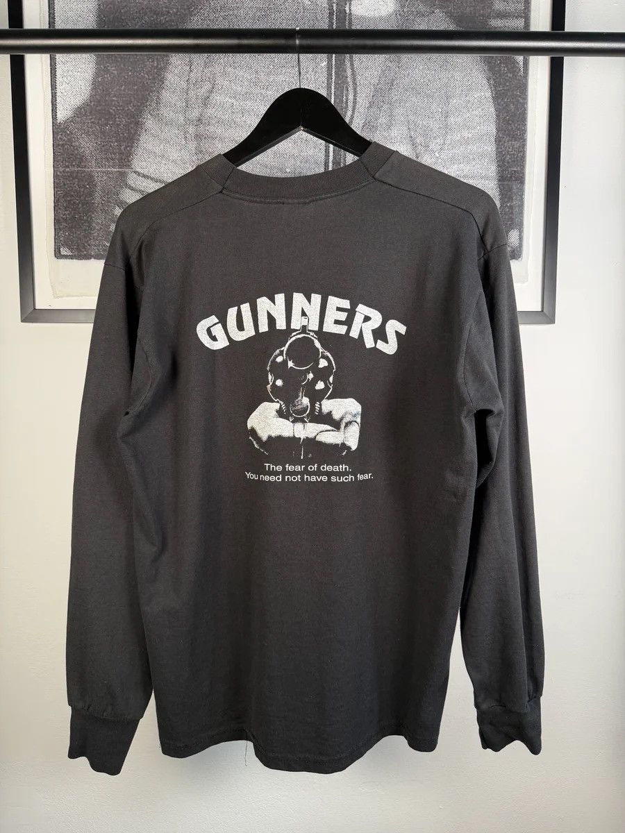 Vintage 🚭VINTAGE GRAIL🚭1980s SUNFADED "GUN: FEAR OF DEATH" TEE Size US L / EU 52-54 / 3 - 1 Thumbnail