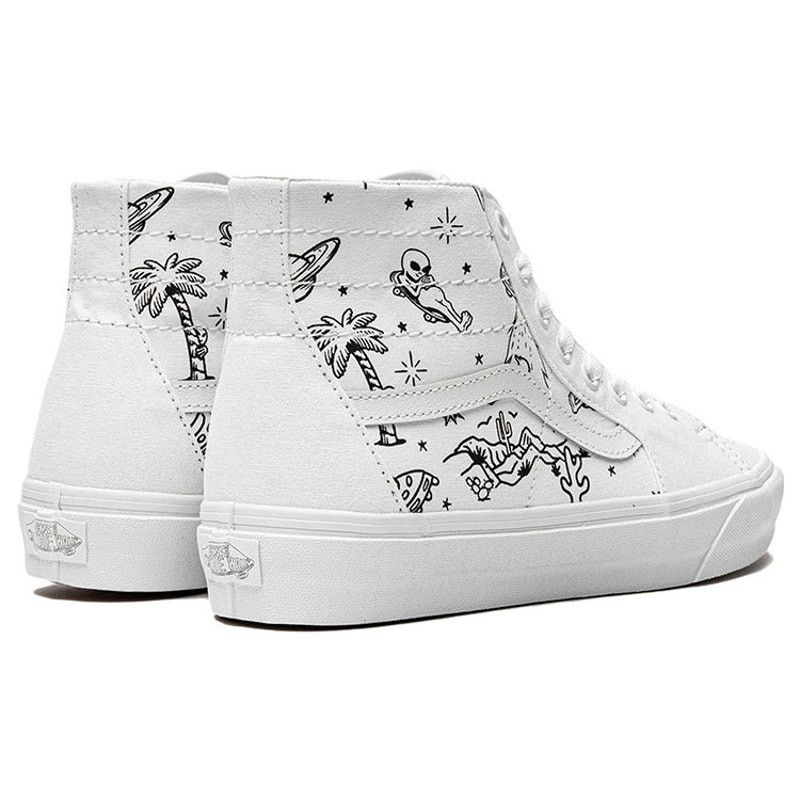 Vans VANS MEN'S 11.5 SK8 HI TAPERED UNIDENTIFIED U PAINT WHITE Size US 11.5 / EU 44-45 - 3 Thumbnail