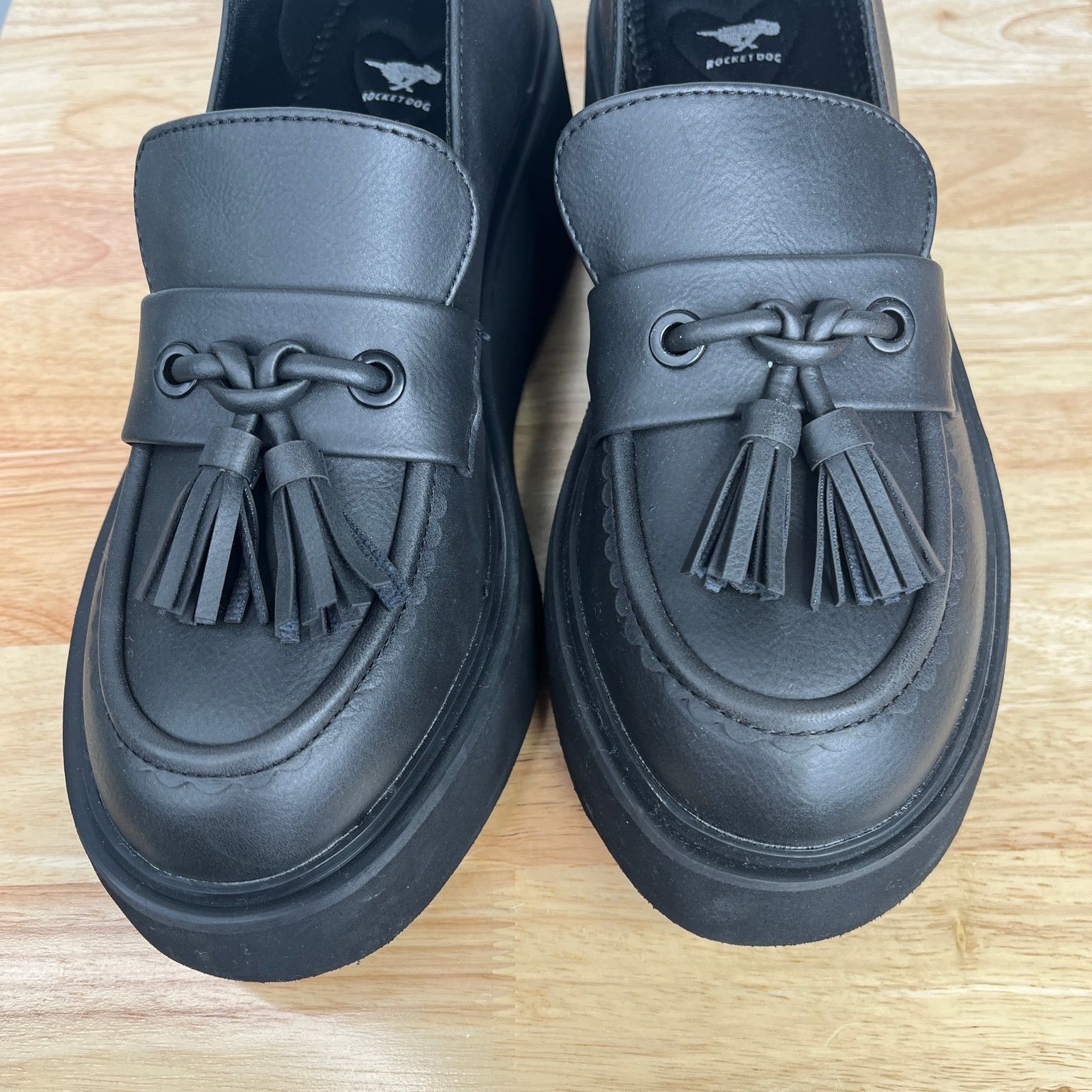 Other Rocket Dog Harper Platform Black Chunky Loafer Grunge Y2K Size US 8 / IT 38 - 11 Thumbnail
