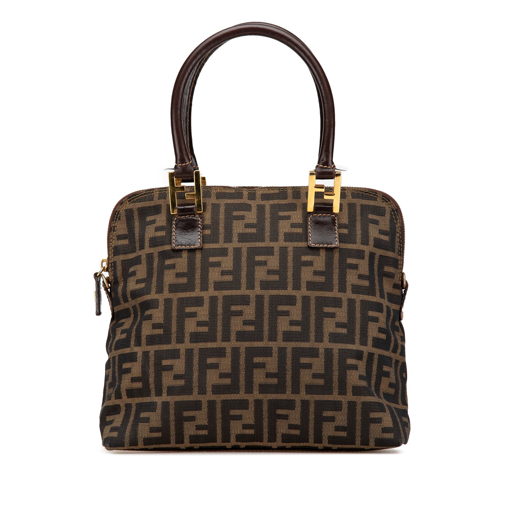 Fendi Fendi Zucca Canvas Satchel Brown Size ONE SIZE - 1 Thumbnail