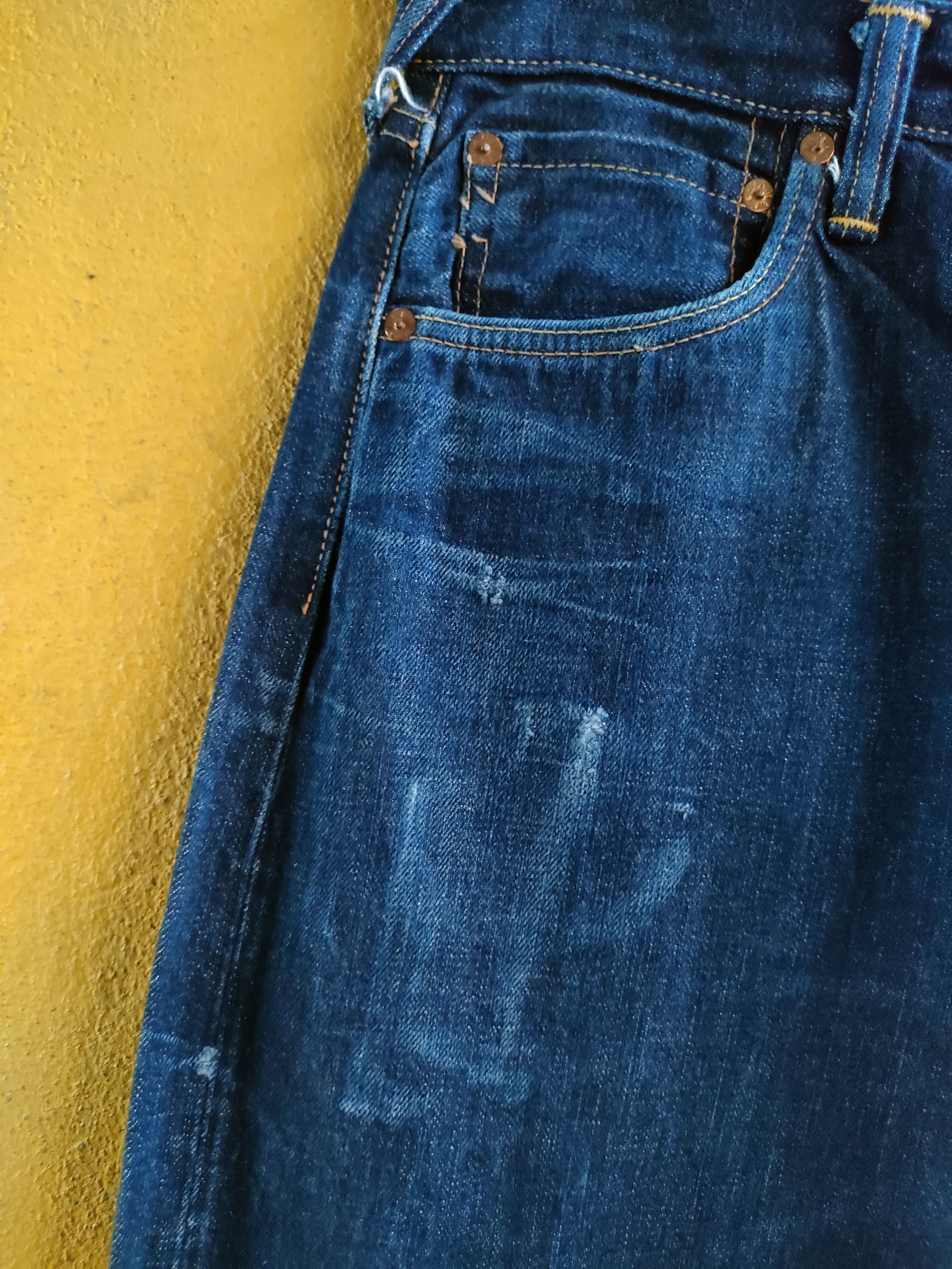 Evisu × Japanese Brand Evisu Yellow Daicock Lot 2001 Selvedge Jeans Size US 32 / EU 48 - 12 Thumbnail