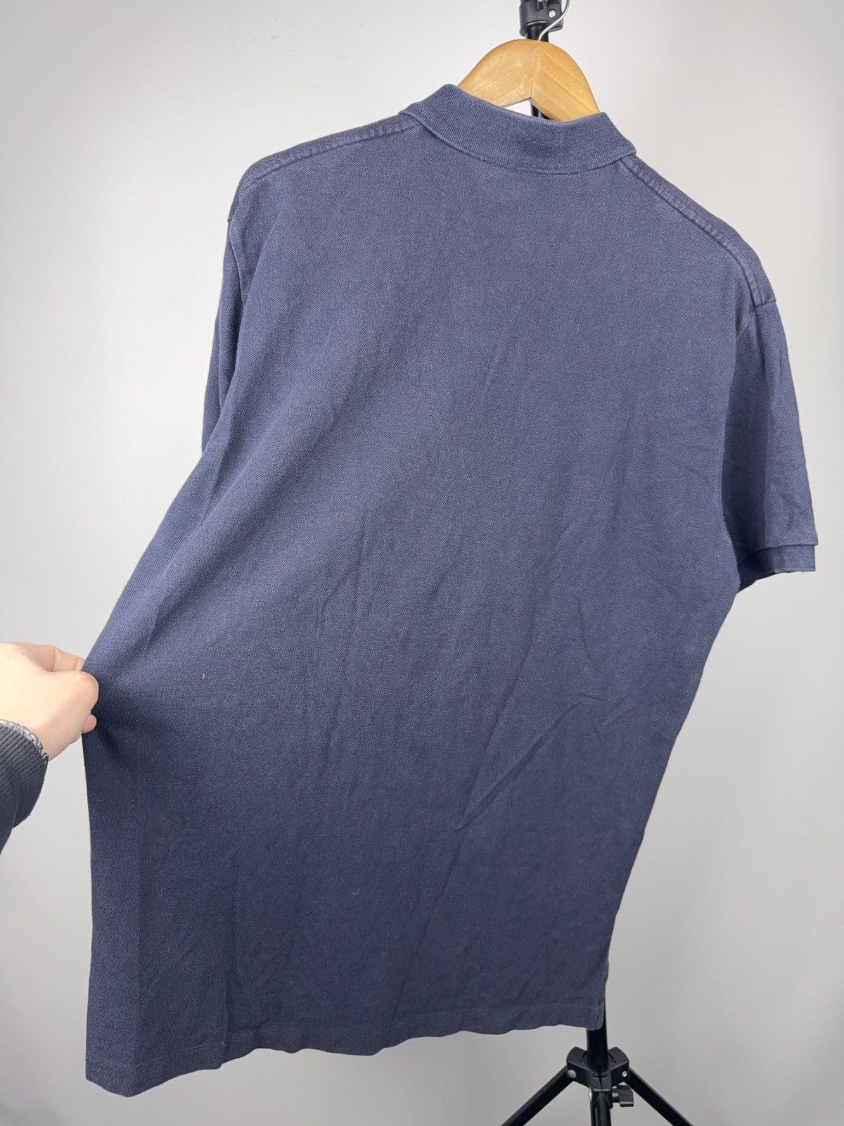 Polo Ralph Lauren Vintage 90s Retro Faded Polo Ralph Lauren Navy Polo Shirt M Size US M / EU 48-50 / 2 - 12 Thumbnail