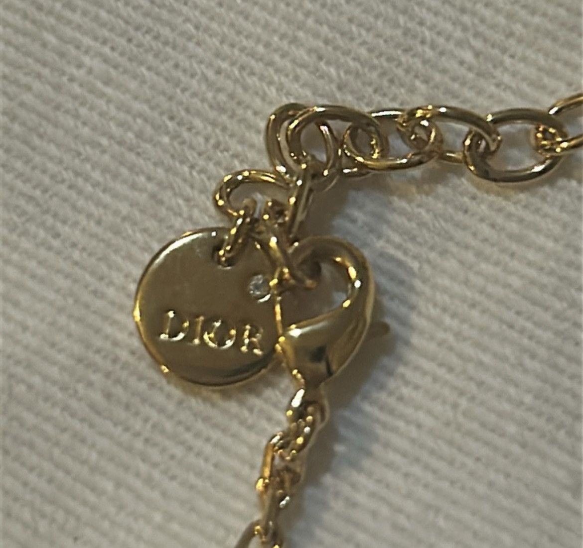 Dior Christian Dior PETIT CD NECKLACE Gold-Finish Metal Size ONE SIZE - 5 Thumbnail