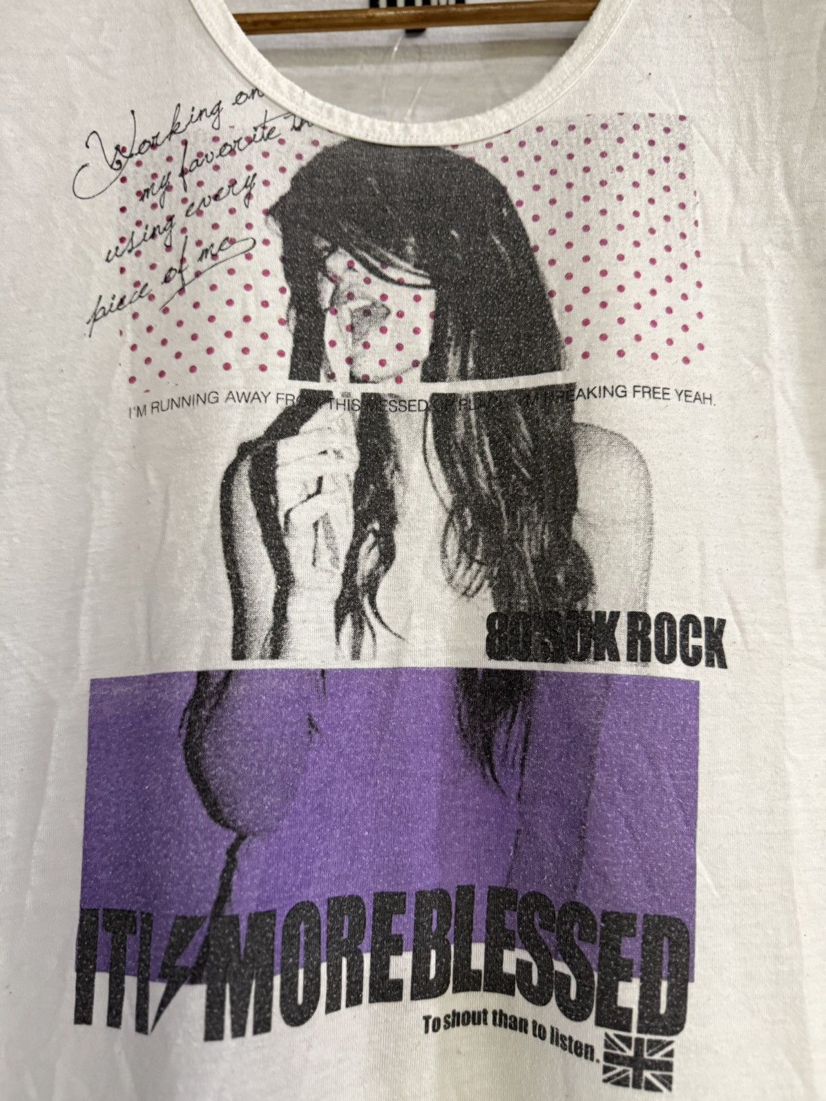 PPFM Vintage PPFM 80s Uk Rock Moreblessed Nekad Girl Size US M / EU 48-50 / 2 - 2 Thumbnail