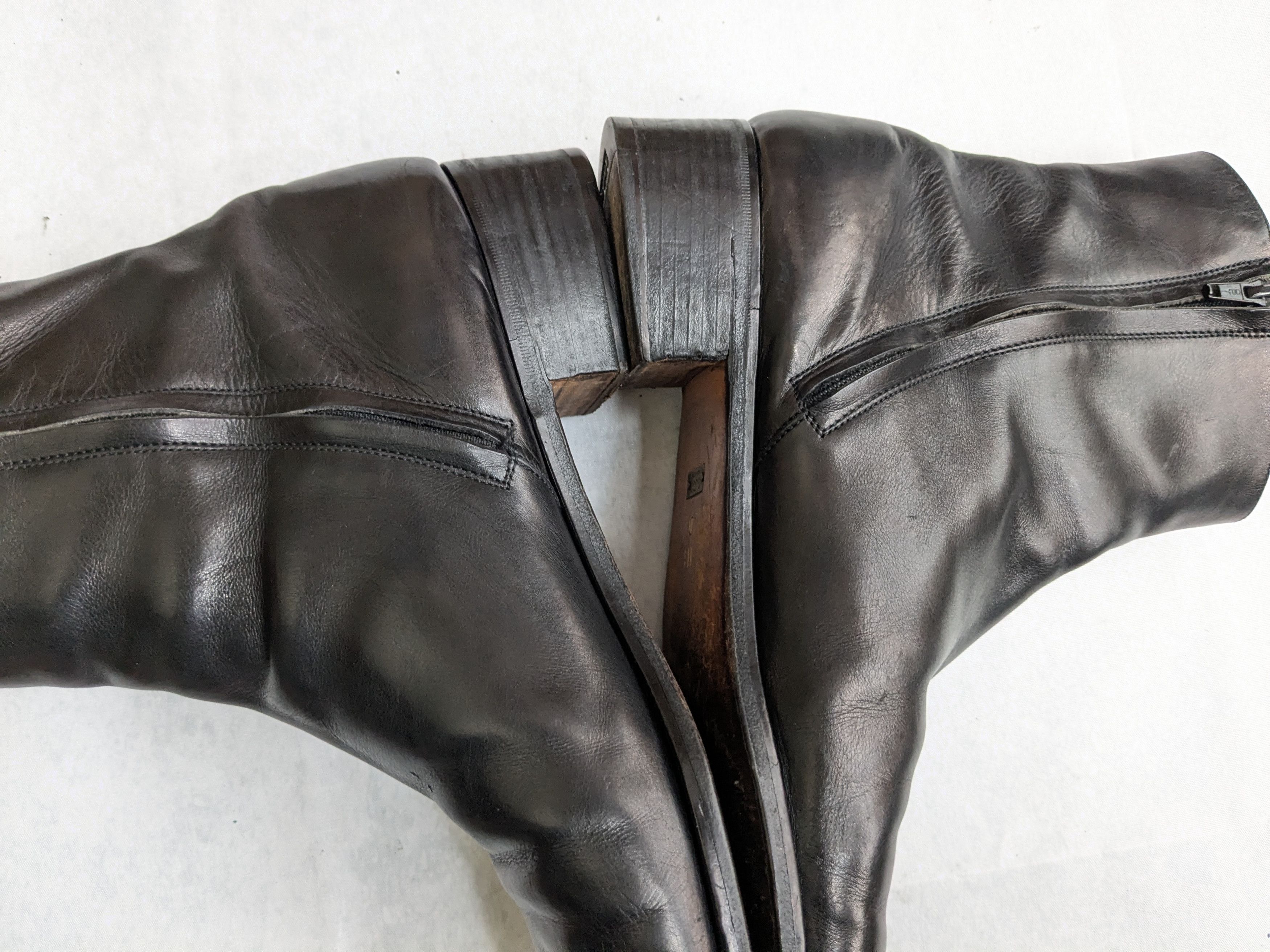 Gucci Gucci Side Zip Boots Black 12 Leather Size US 12 / EU 45 - 12 Thumbnail
