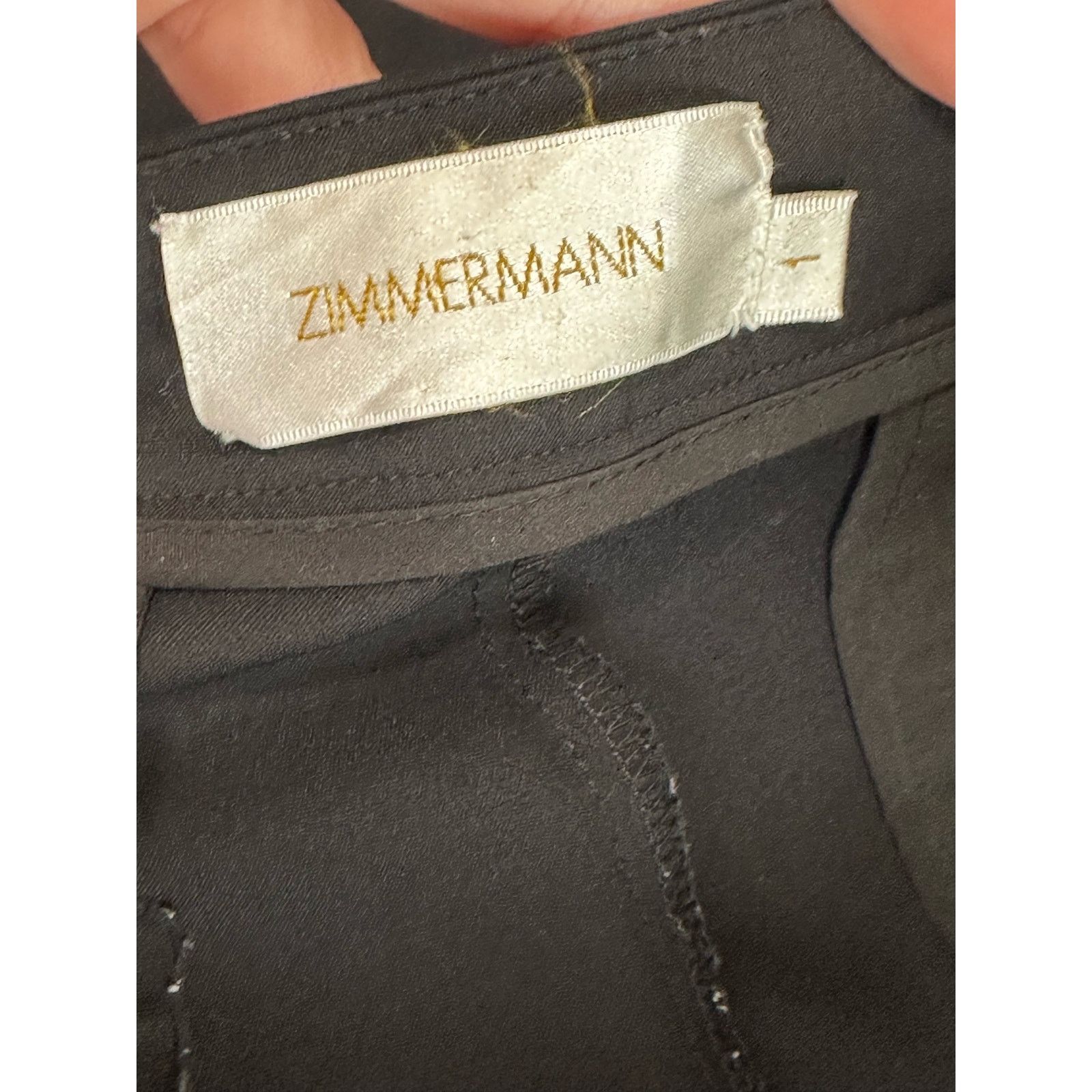 Zimmermann Zimmerman black dress cropped pants size 1 -US 6 Size 28" / US 6 / IT 42 - 3 Thumbnail