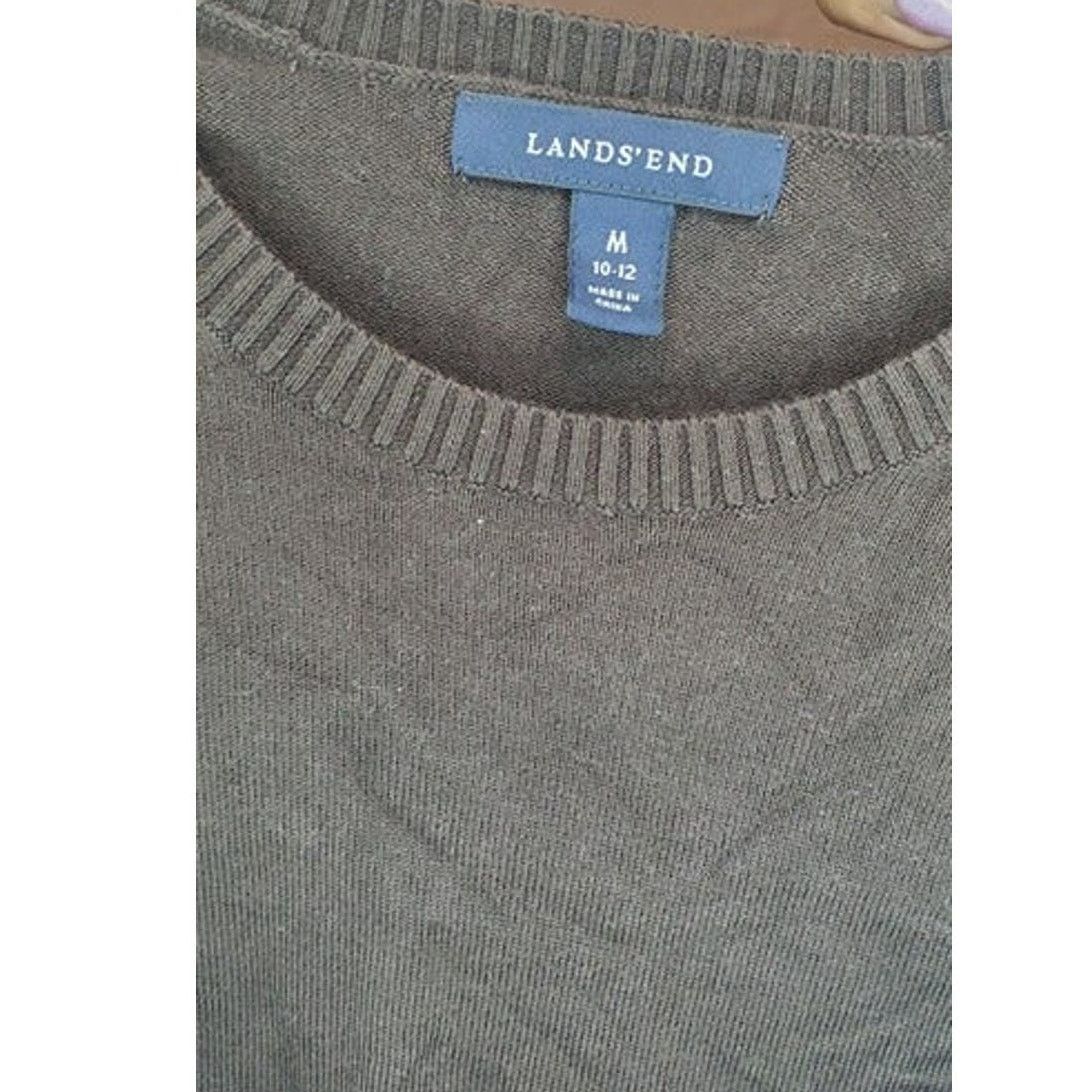 Lands' End Brown Long Sleeve Cardigan Sweater by Lands'end Size M 10-12 Size M / US 6-8 / IT 42-44 - 3 Thumbnail