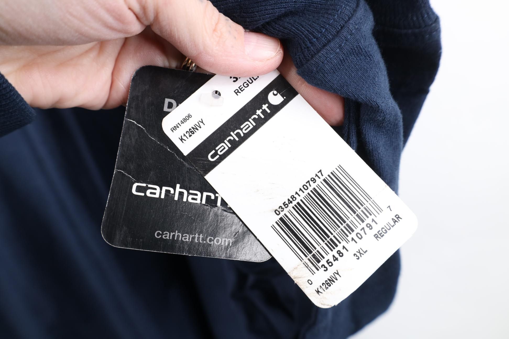 Carhartt Deadstock Vintage Y2K Carhartt Long Sleeve Pocket T-Shirt Size US XXL / EU 58 / 5 - 4 Thumbnail