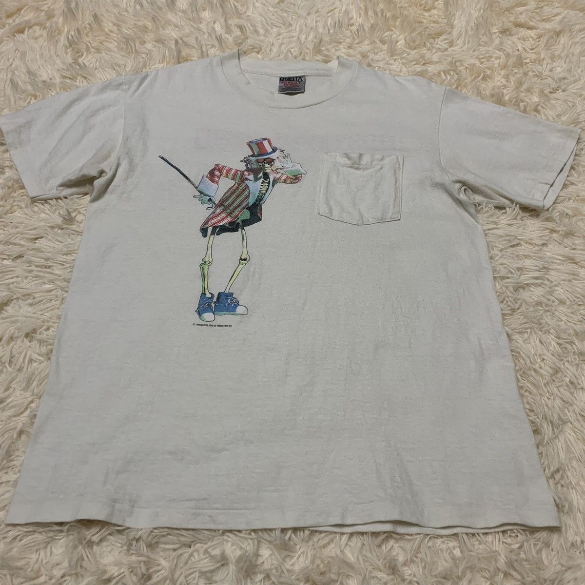 ミュージシャン Grateful Dead 1986 Tour T-Shirt XL Vintage 80s Grateful Dead Uncle Sam Concert Tour 86 T Shirt