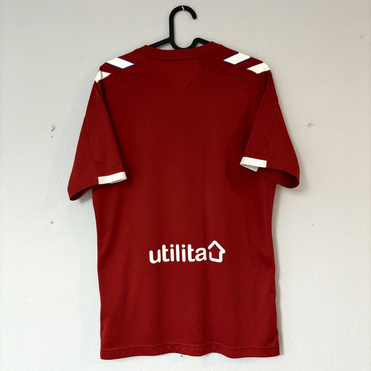 Hummel 2019 2020 Rangers Glasgow Third Kit Hummel Soccer Jersey Red Size US M / EU 48-50 / 2 - 7 Thumbnail
