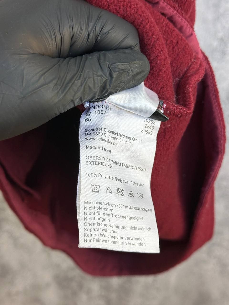 Other Schoffel Lyndon II Fleece Gilet in Claret Full Zip Vest Red Size S / US 4 / IT 40 - 15 Thumbnail