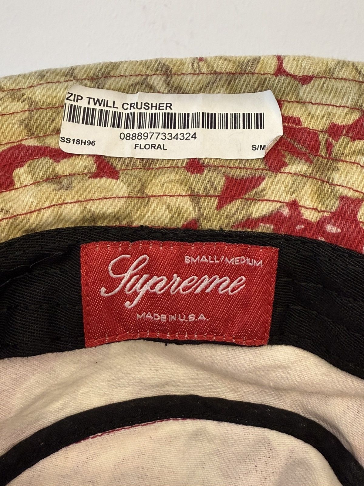 Supreme SS18 Supreme Zip Twill Crusher Floral Size ONE SIZE - 4 Thumbnail