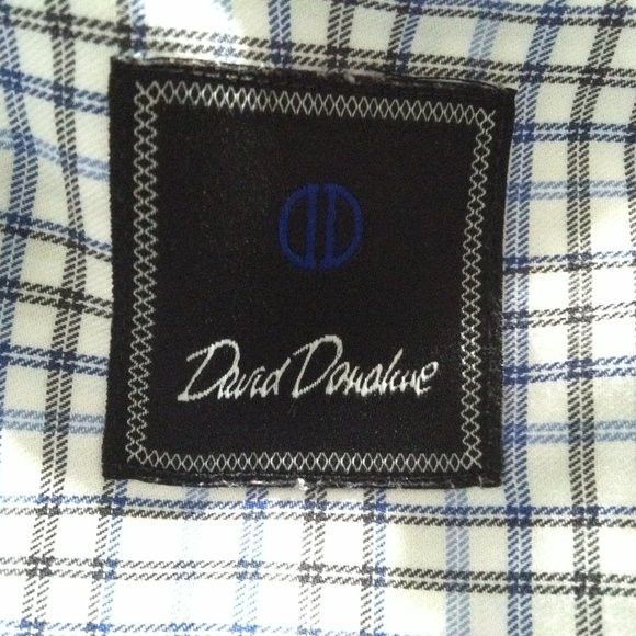 David Donahue DAVID DONAHUE MENS COTTON DRESS SHIRT SIZE: 16.5/34-35 Size US L / EU 52-54 / 3 - 6 Thumbnail