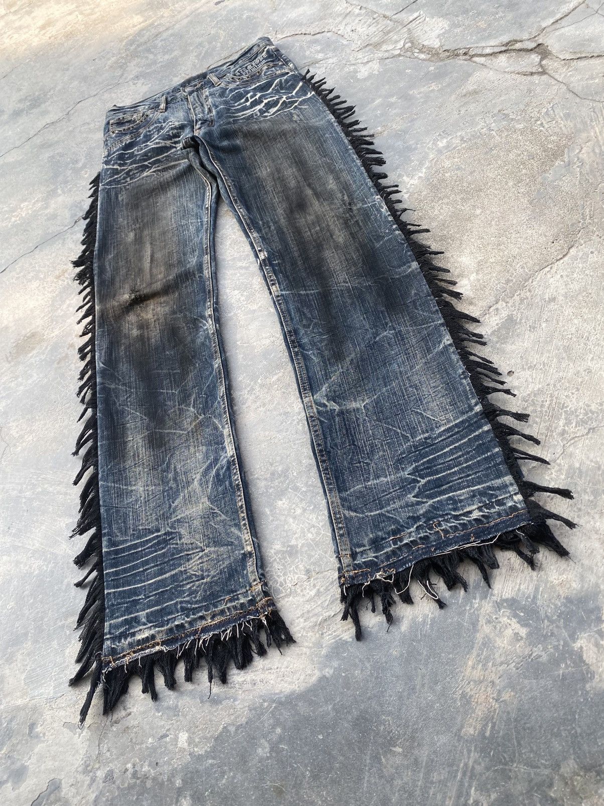 KMRii WOLF JEANS DISTRESSED Rick Owen LGB Undercover Size US 29 - 4 Thumbnail