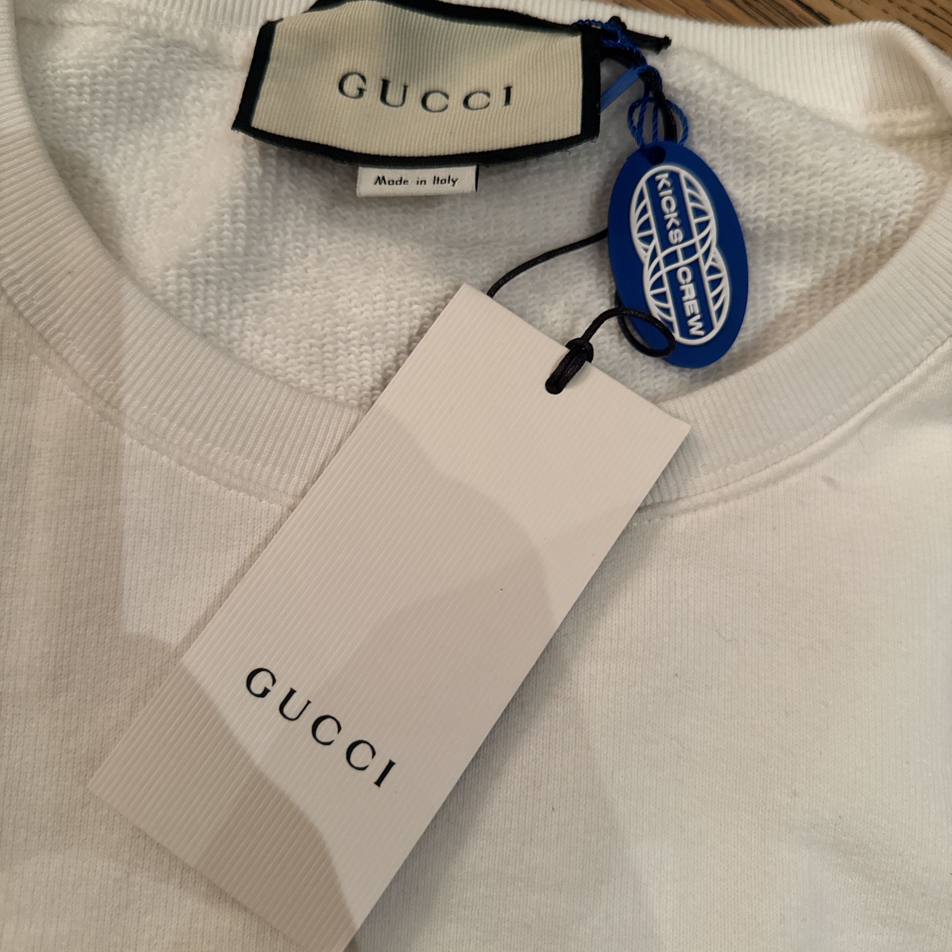 Gucci Gucci "Original" Print Crew Sweatshirt Size US L / EU 52-54 / 3 - 6 Thumbnail