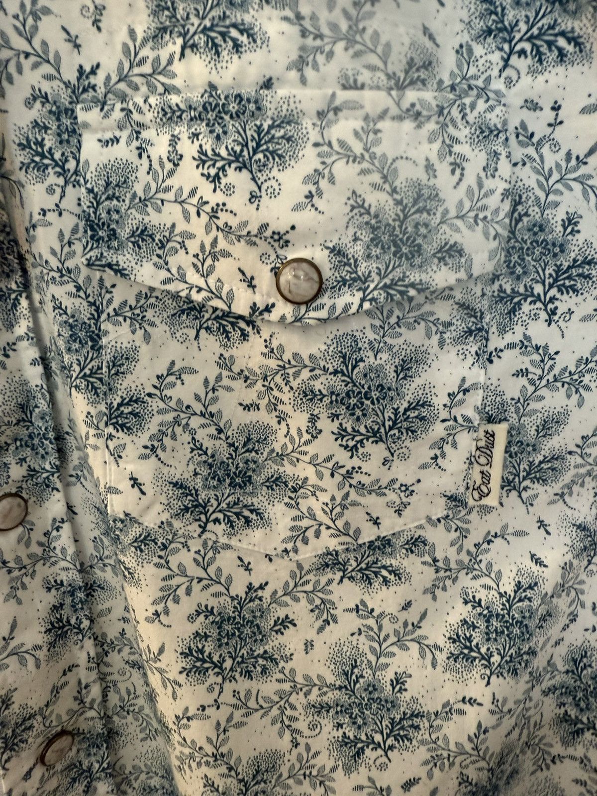 Eat Dust White and blue Eat Dust shirt, NWT Size US S / EU 44-46 / 1 - 5 Thumbnail