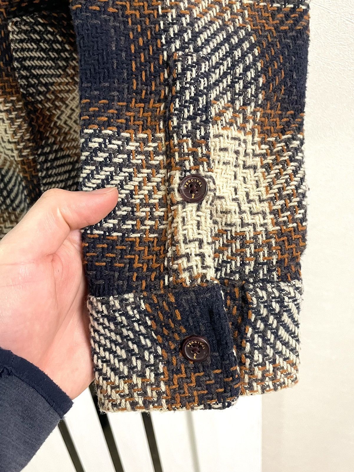 Percival Percival Sheridan Check Plaid Overshirt Jacket Coat Size US L / EU 52-54 / 3 - 9 Thumbnail