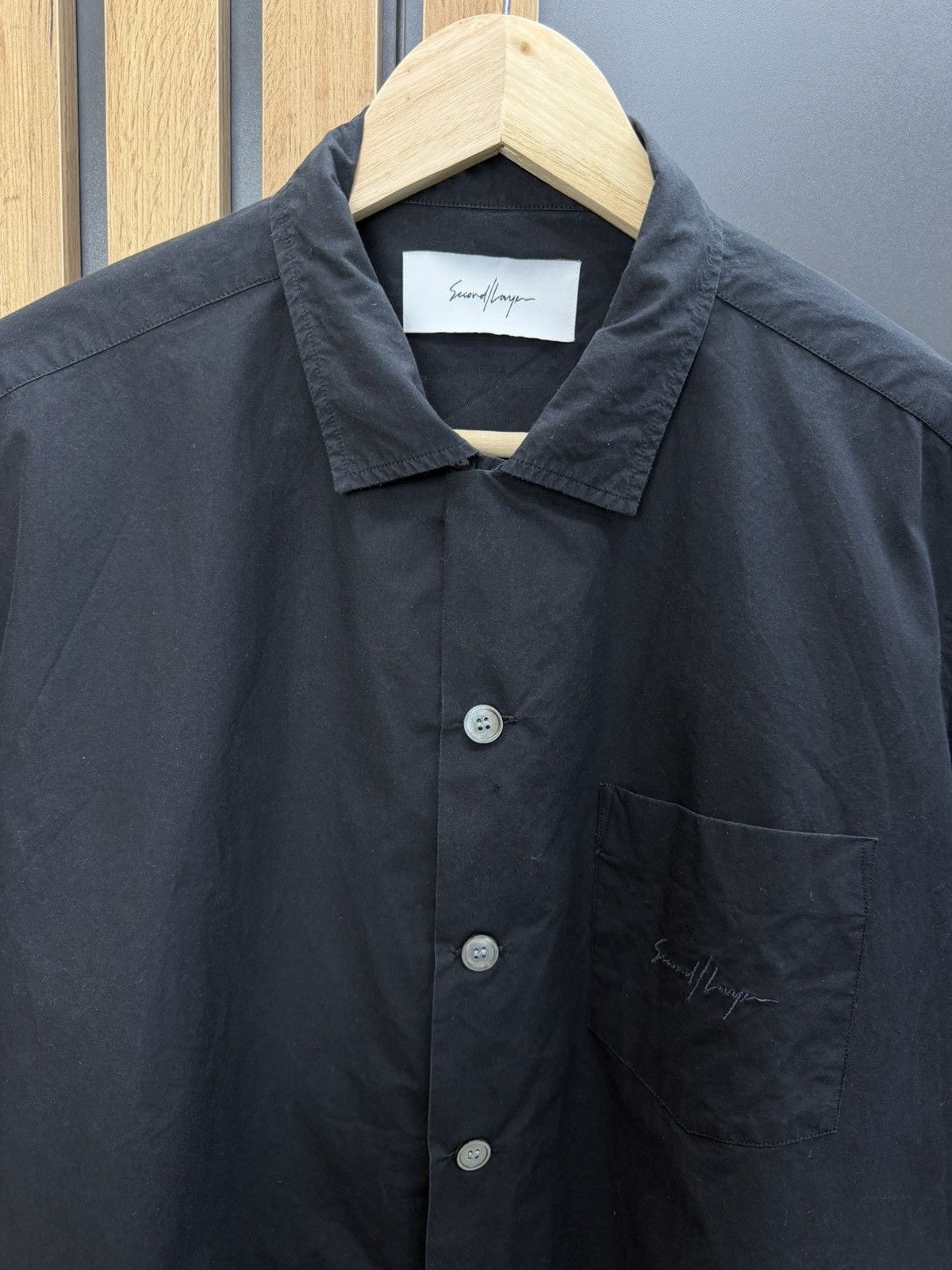 Second/Layer Second/Layer Black Short Sleeve Shirt Size XL Size US XL / EU 56 / 4 - 5 Thumbnail