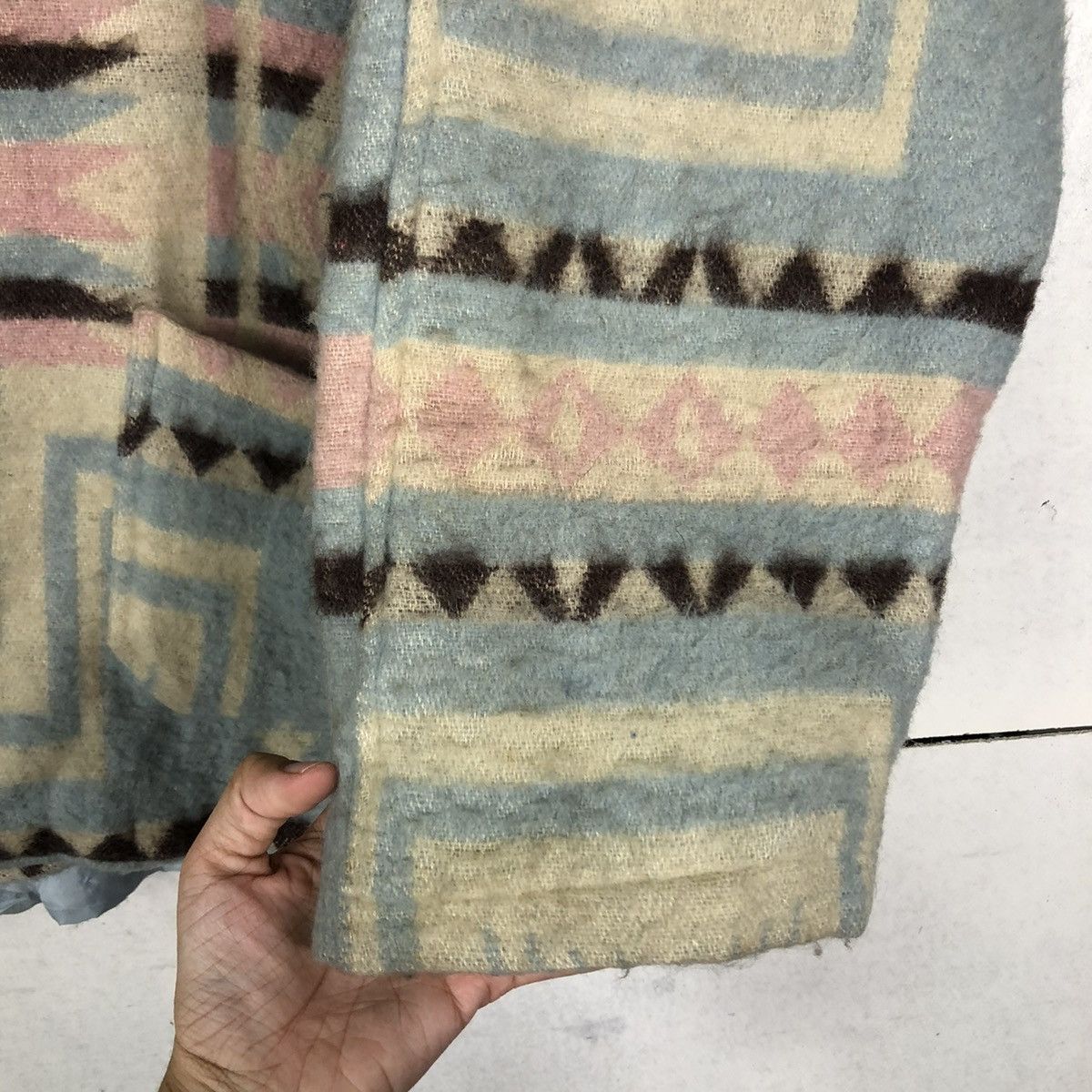 Japanese Brand 📌VINTAGE WOOL JACKET TWO PEOPLE JAPAN NAVAJO NATIVE Size US M / EU 48-50 / 2 - 16 Thumbnail