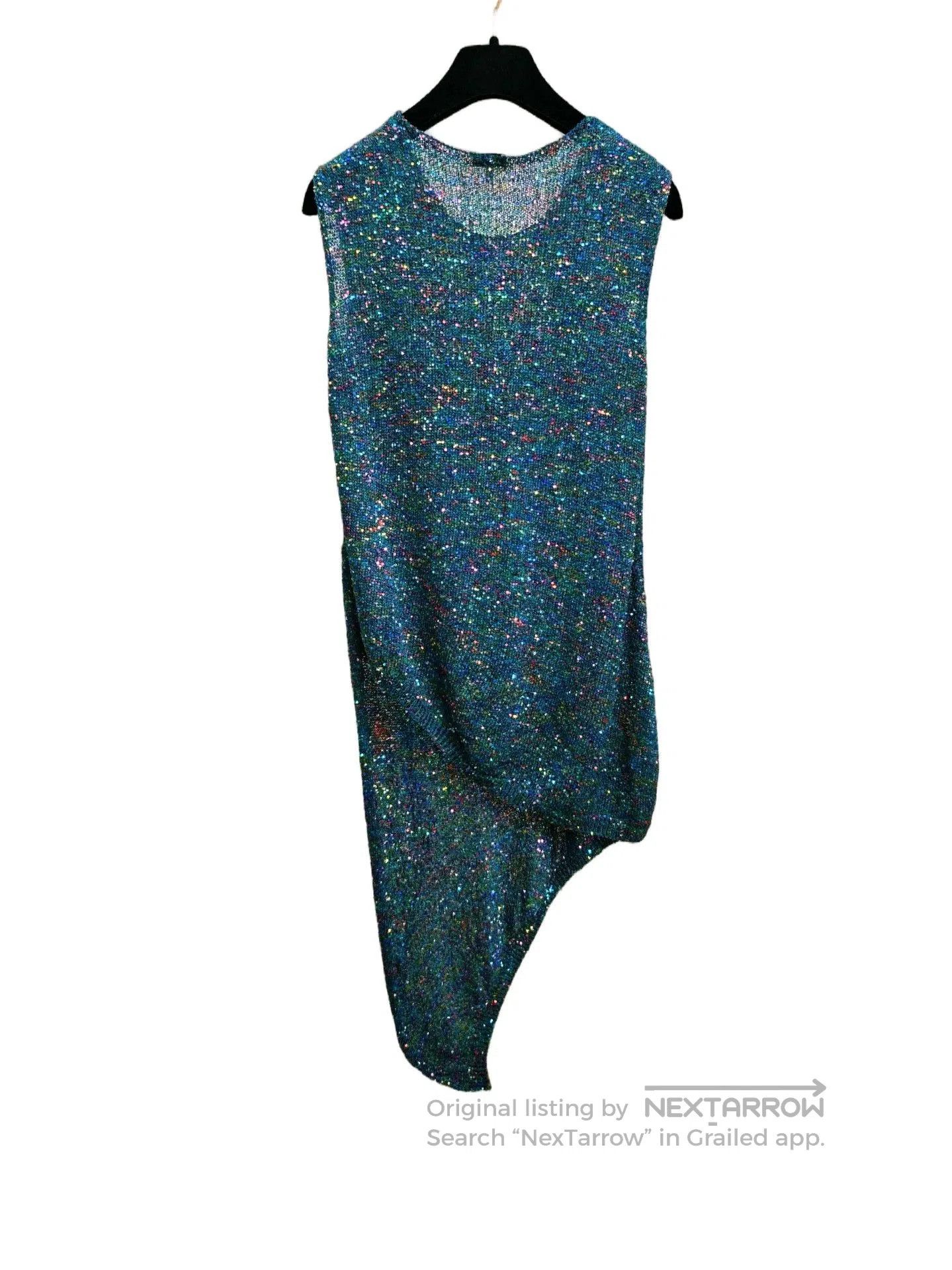 Loewe LOEWE Sequin Asymmetric Sleeveless Top. Size US S / EU 44-46 / 1 - 2 Thumbnail