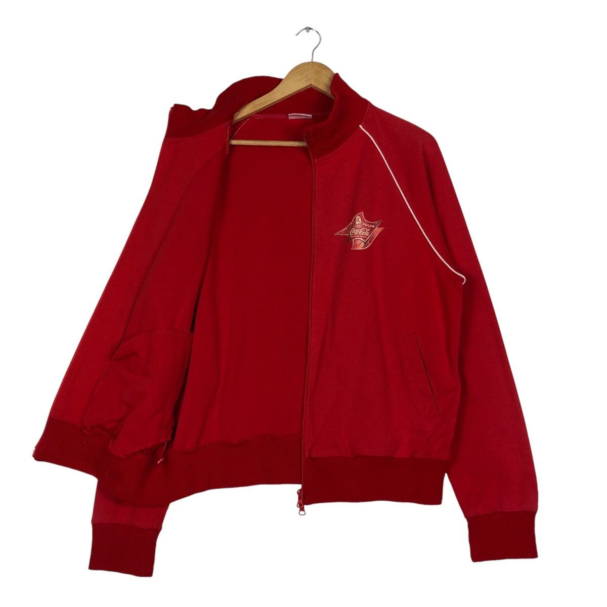 Coca Cola × Japanese Brand × Vintage Vintage Coca Cola Sweater Jacket 90s Rare Streetwear Size US M / EU 48-50 / 2 - 9 Thumbnail