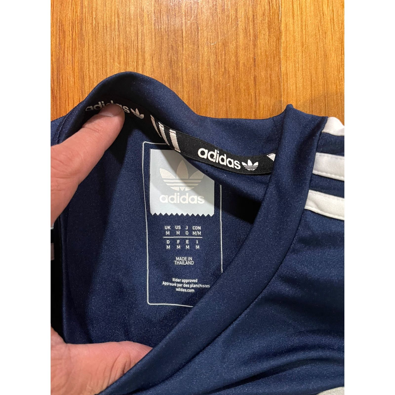 Adidas adidas Soccer Jersey Mens M Skateboarding Premier 2016 Capsule Collection Blue Short Sleeve Crew Neck Pullover Breathable Lightweight Quick Dry Size US M / EU 48-50 / 2 - 7 Thumbnail