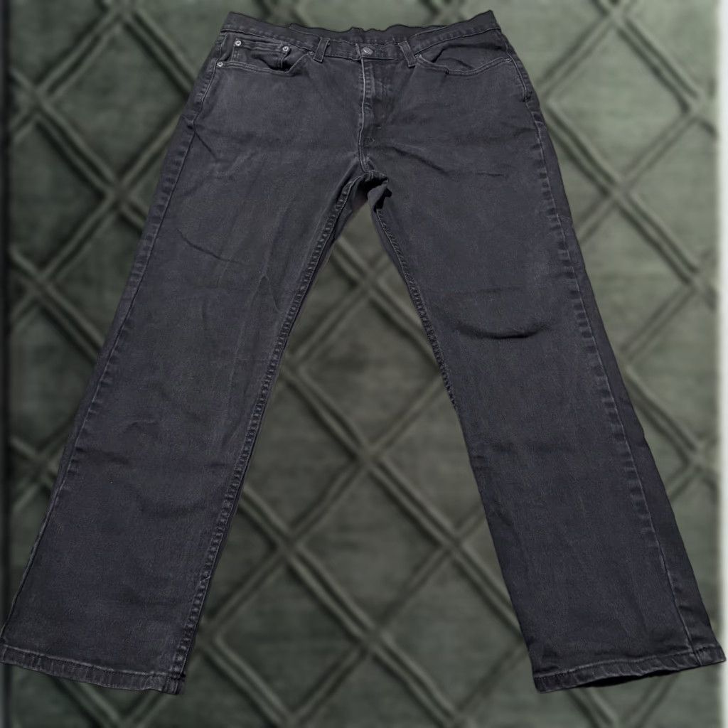 Levi's Levi's 514 Jeans Men Black Mid Rise Classic Zip Fly - 35X30 Size US 35 - 1 Thumbnail
