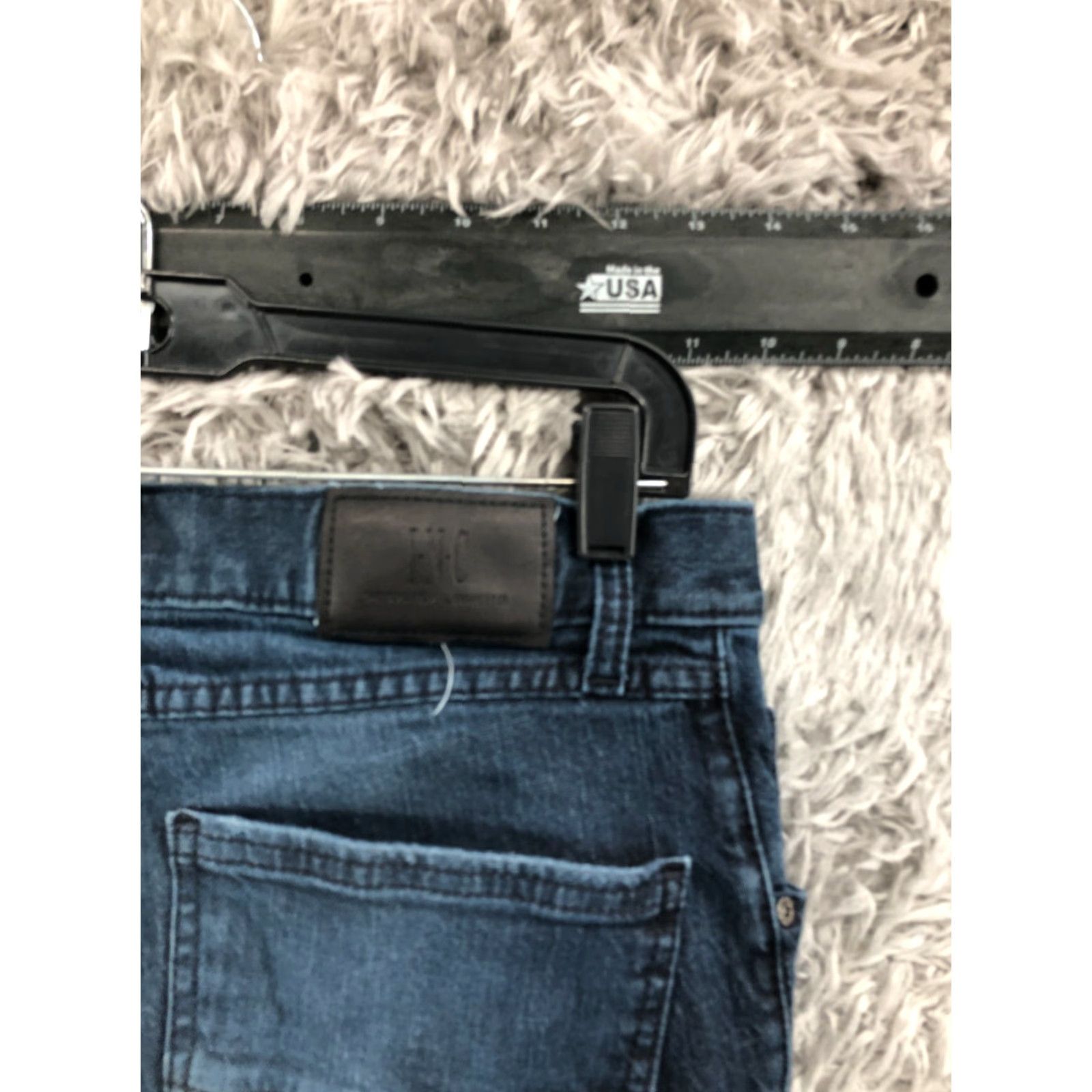 Vintage INC Denim Skinny Fit Jeans Mens 32x32 Mid Wash Blue Denim Jeans INC International Concepts Skinny Style Regular Fit 5-Pocket Blue Mens Size US 32 / EU 48 - 6 Thumbnail