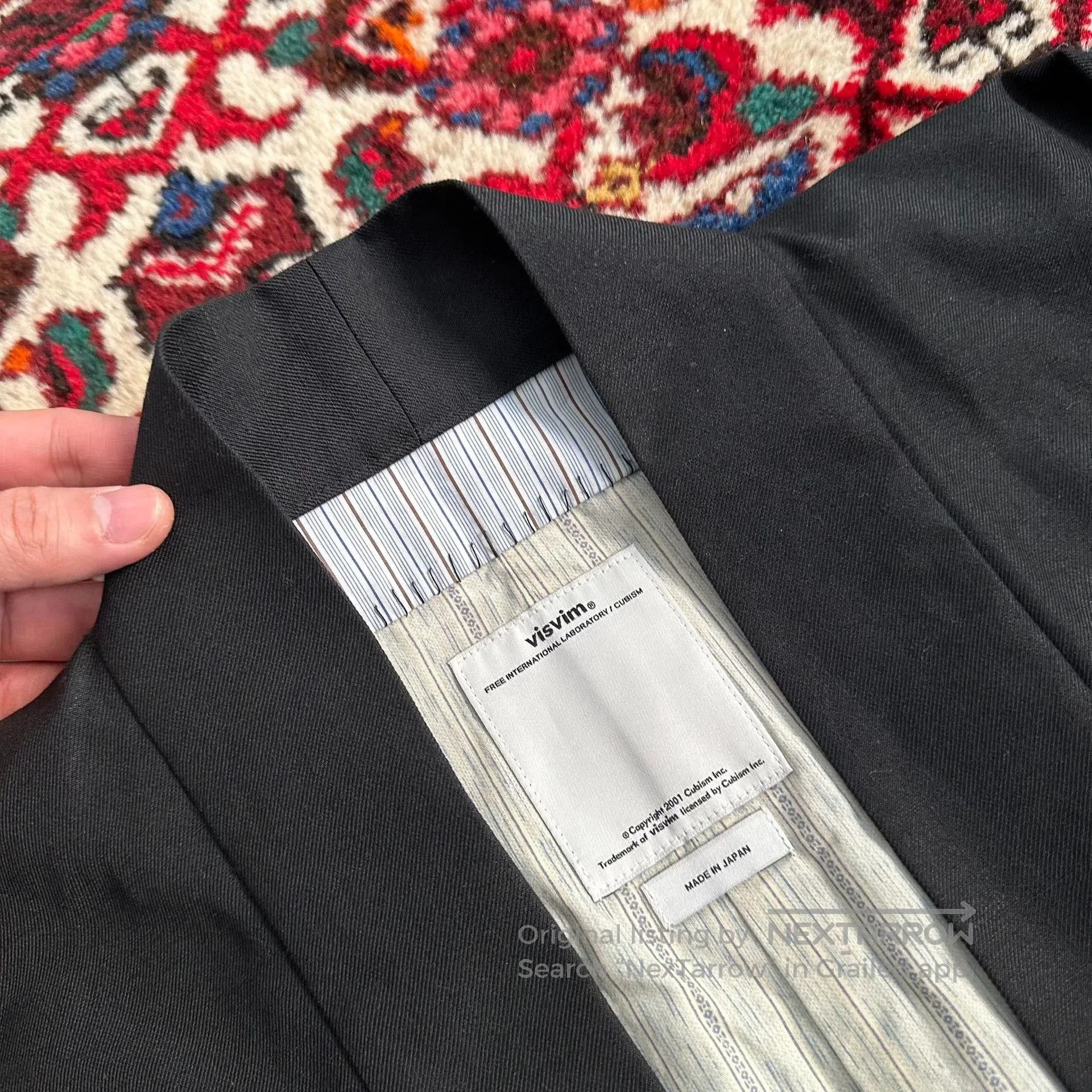 Visvim visvim sanjuro jacket wool black. Size US L / EU 52-54 / 3 - 5 Thumbnail