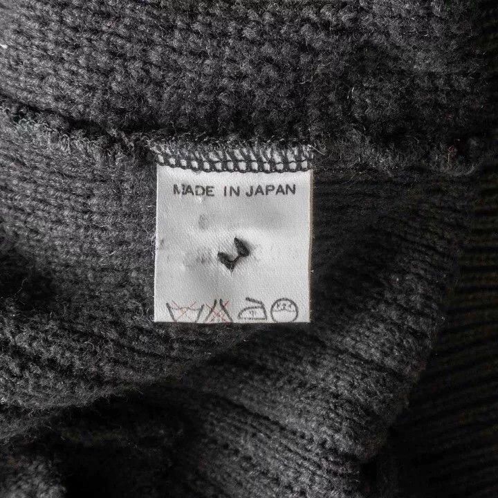 Y's Y's size os 1980s Black Wool Sweater Size US M / EU 48-50 / 2 - 5 Thumbnail