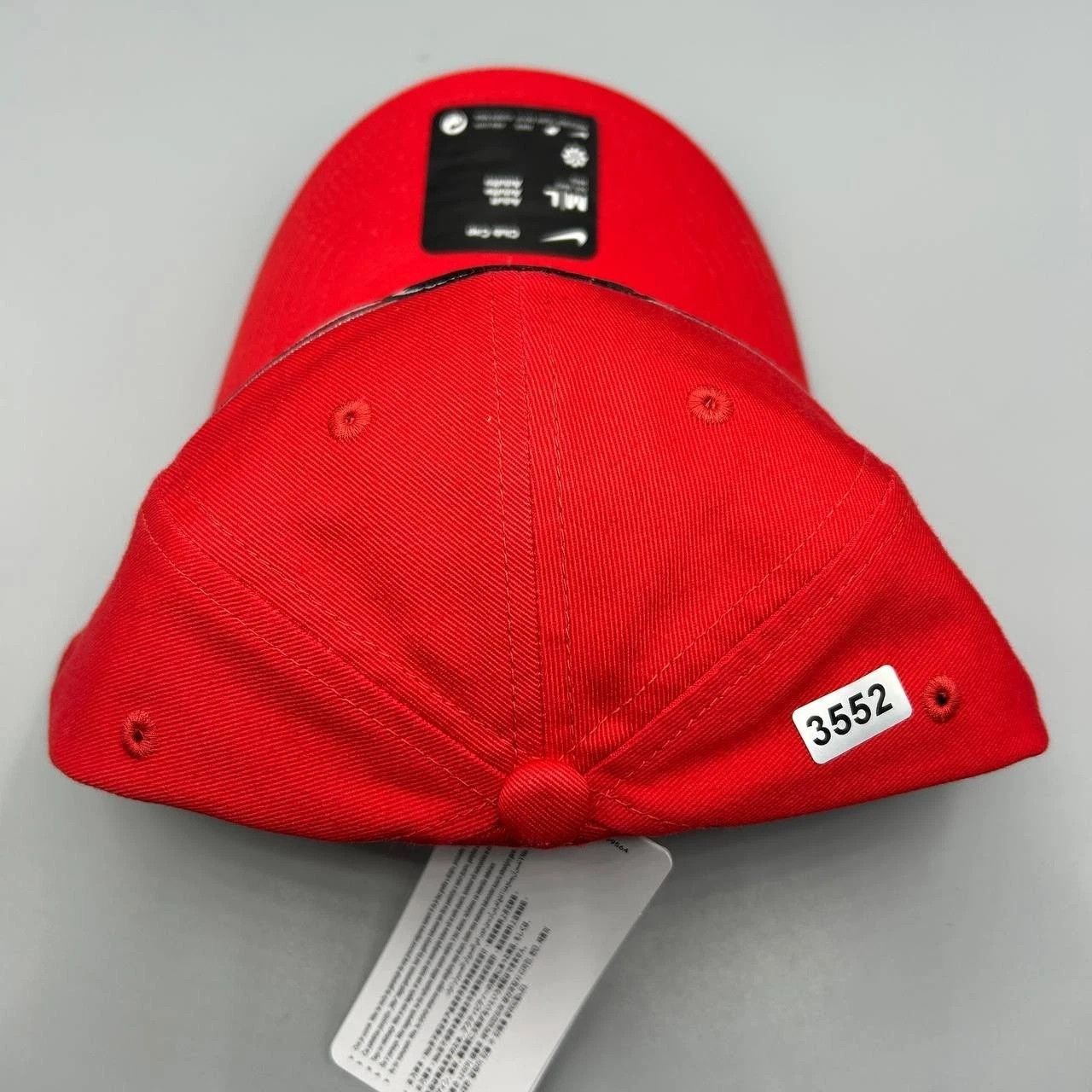 Nike Georgia Bulldogs x Nike Rise Hat M-L Strap Back Cap Cotton Size ONE SIZE - 8 Thumbnail