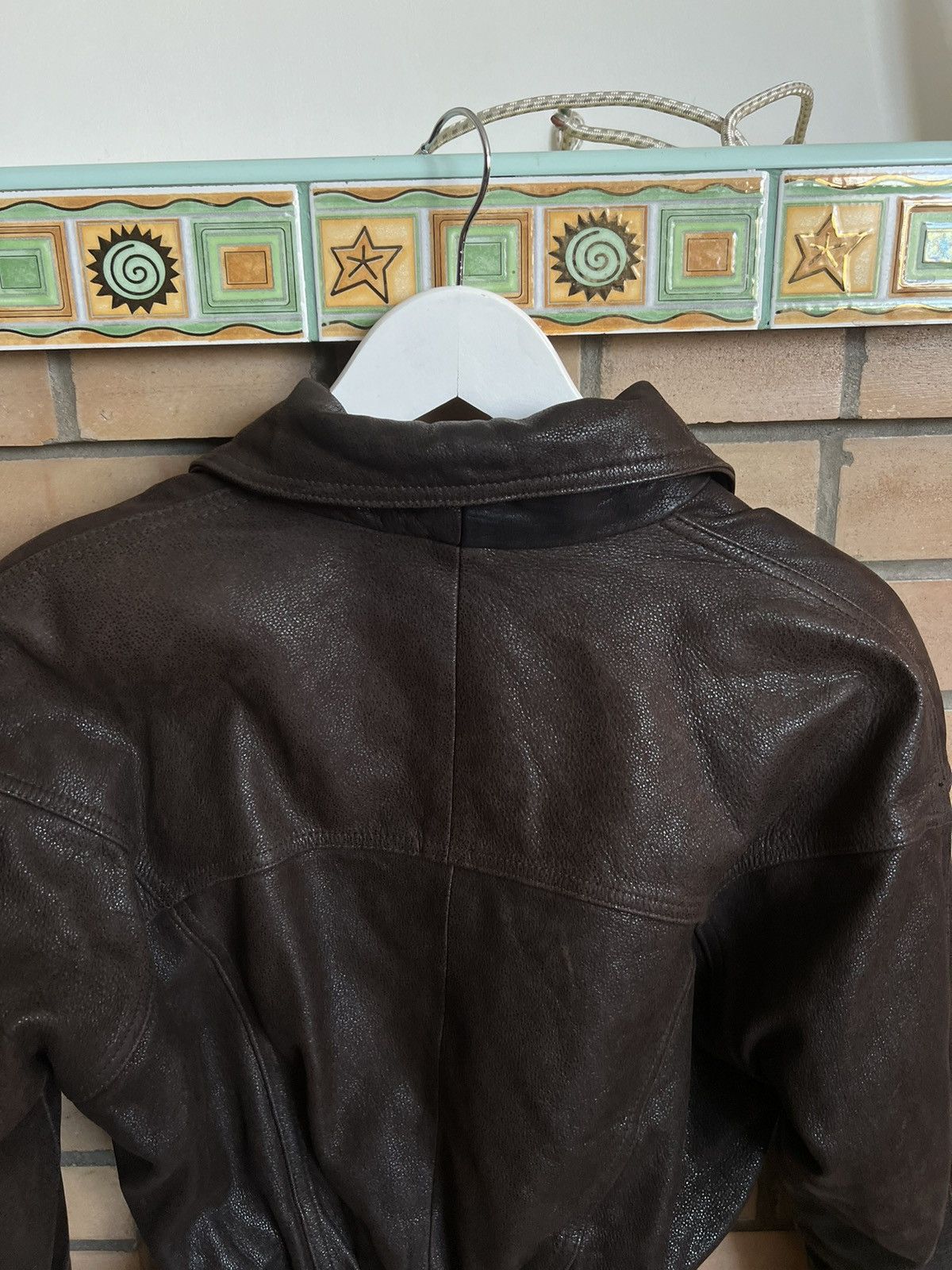 Genuine Leather × Japanese Brand Women leather jacket brown Size S / US 4 / IT 40 - 8 Thumbnail