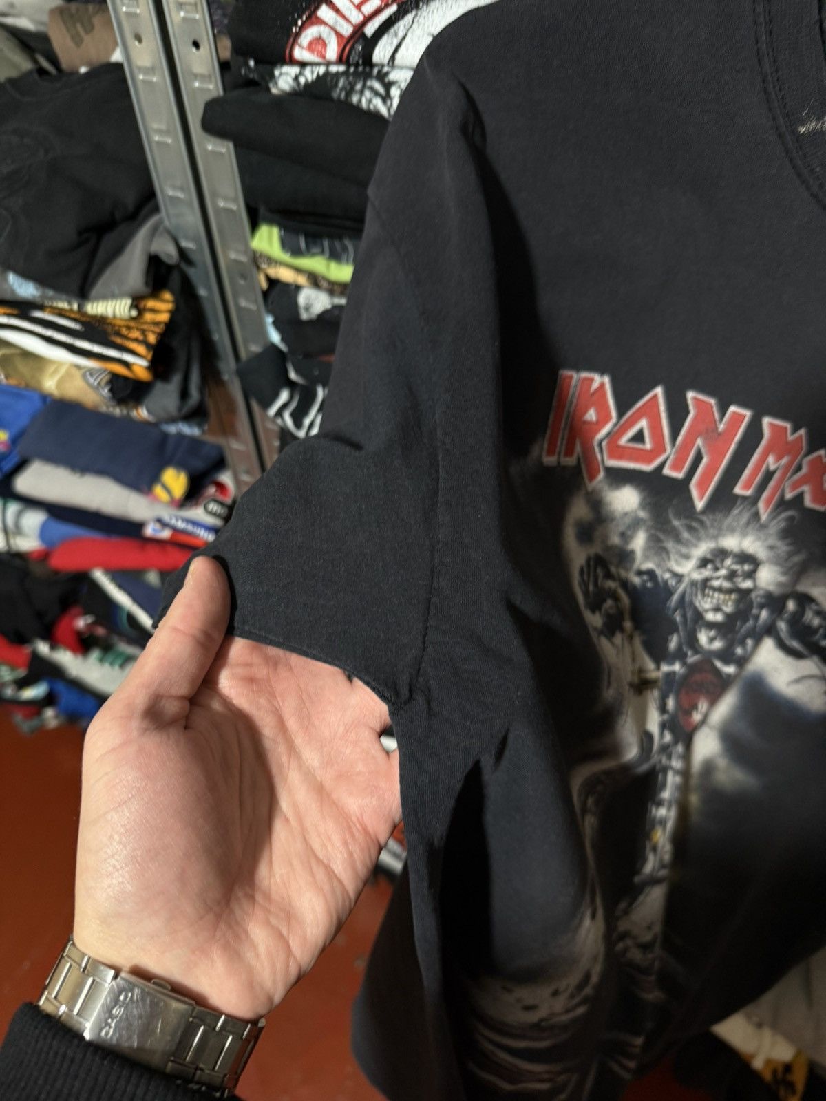 Band Tees Vintage 1999 Iron Maiden Don’t Walk Rock Band T-Shirt Y2K Size US XL / EU 56 / 4 - 17 Thumbnail