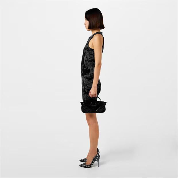 Balmain o1g2r1mq0924 Ruby Star Pumps in Noir & Crystal Size US 10 / IT 40 - 6 Thumbnail