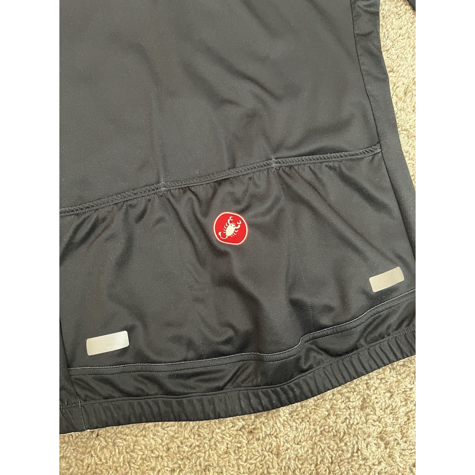 Other Castelli Long Sleeve Cycling Jersey Medium Black Red Zip Size US M / EU 48-50 / 2 - 13 Thumbnail