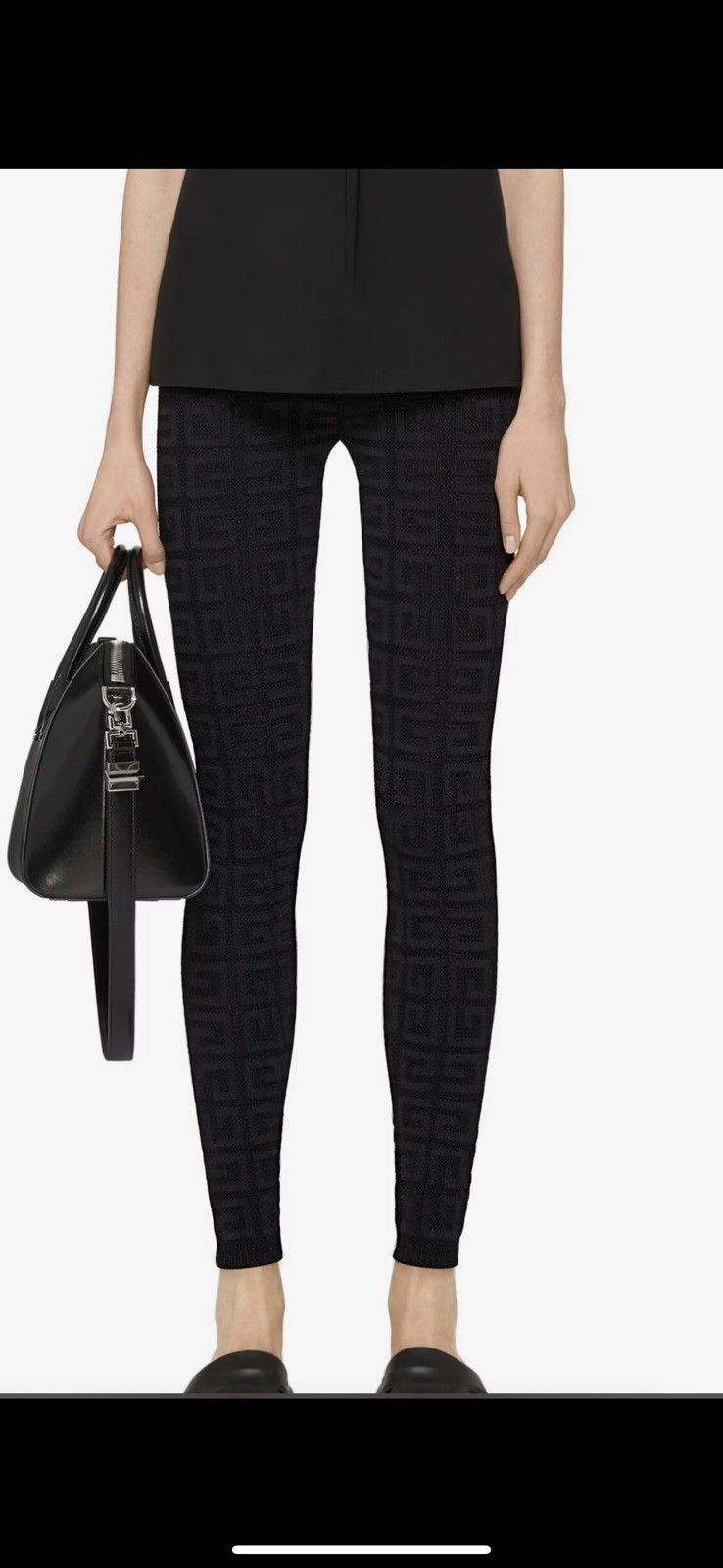 Givenchy Givenchy Jacquard Leggings Size 28" / US 6 / IT 42 - 1 Thumbnail