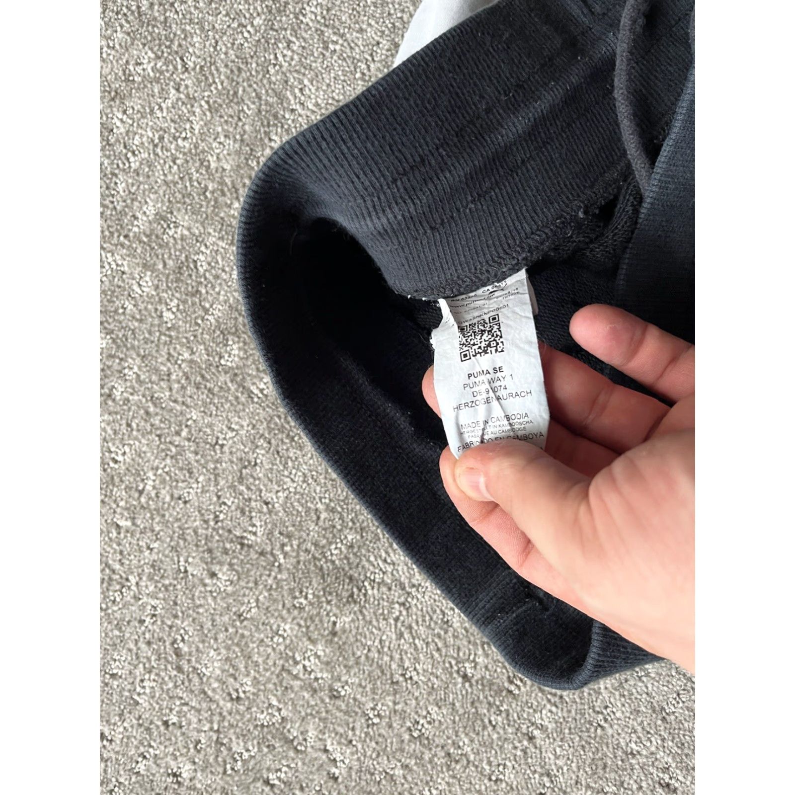 Puma Puma SE Way 1 DE-91074 jogger sweatpants Men M Black Sweatpants Casual Activewear Drawstring Elastic Waist PUMA Regular fit Pants Trousers Size US 31 - 6 Thumbnail