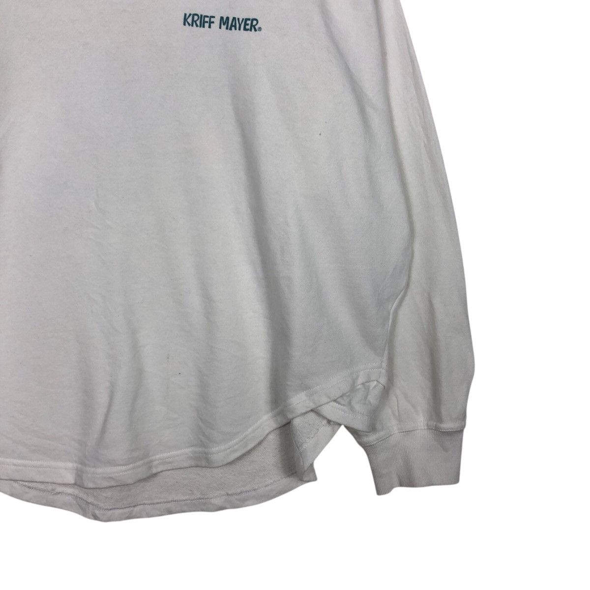 Japanese Brand 📌Vintage Sweatshirt Kriff Mayer Big Logo Back Hit Size US L / EU 52-54 / 3 - 7 Thumbnail