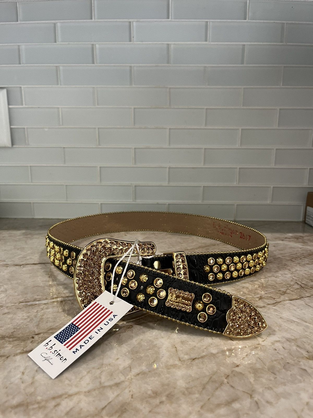 B.B. Simon Bb Simon Belt Size 36 - 1 Thumbnail