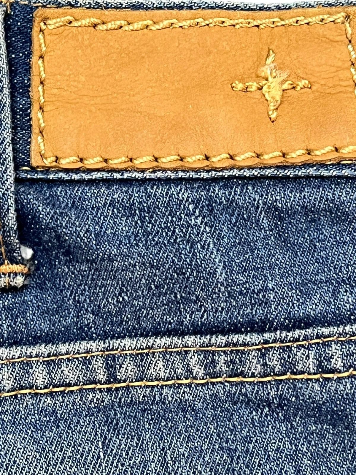 Beams Japan Vintage Beams Selvedge Slim Fit Whiskers Denim Size US 29 - 10 Thumbnail