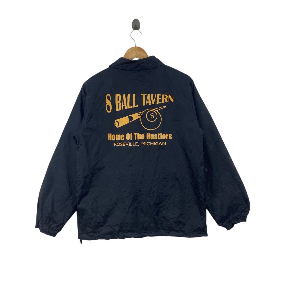 Vintage Vintage UNITED ATHLE 8 BALL Tavern Coach Jacket Snap Button Size US M / EU 48-50 / 2 - 7 Thumbnail