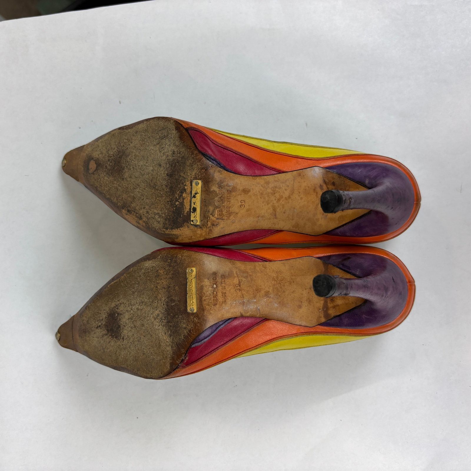Dolce & Gabbana Dolce & Gabbana Rainbow Pumps High Heels Pointed 39 US 9 Size US 9 / IT 39 - 8 Thumbnail