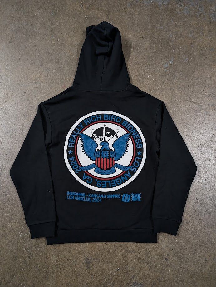 Streetwear Kankan x Summrs Limited ReallyRich RR Hoodie Bird  