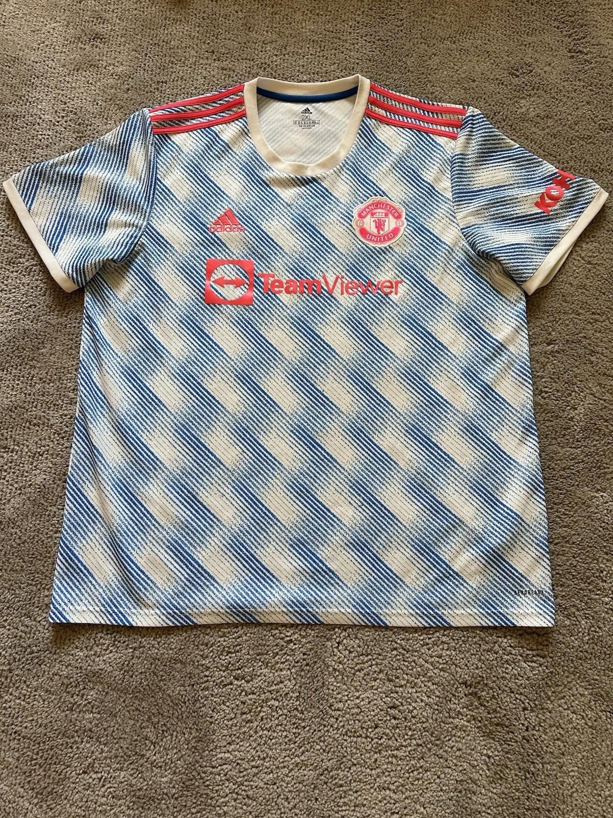 Adidas Adidas Manchester United 2021-2 Football Shirt Soccer Jersey Size US XXL / EU 58 / 5 - 1 Thumbnail