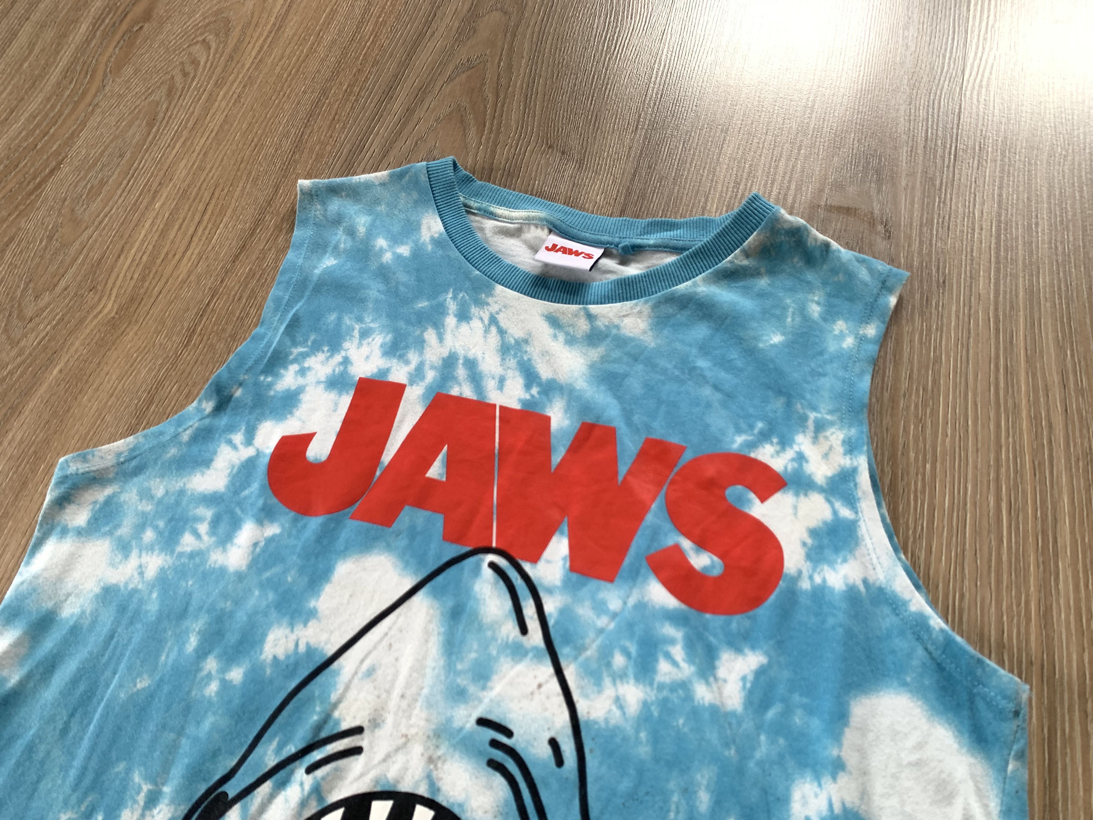 Universal Studios Jaws Tye-Die Sleeveless T Shirt Size US M / EU 48-50 / 2 - 4 Thumbnail