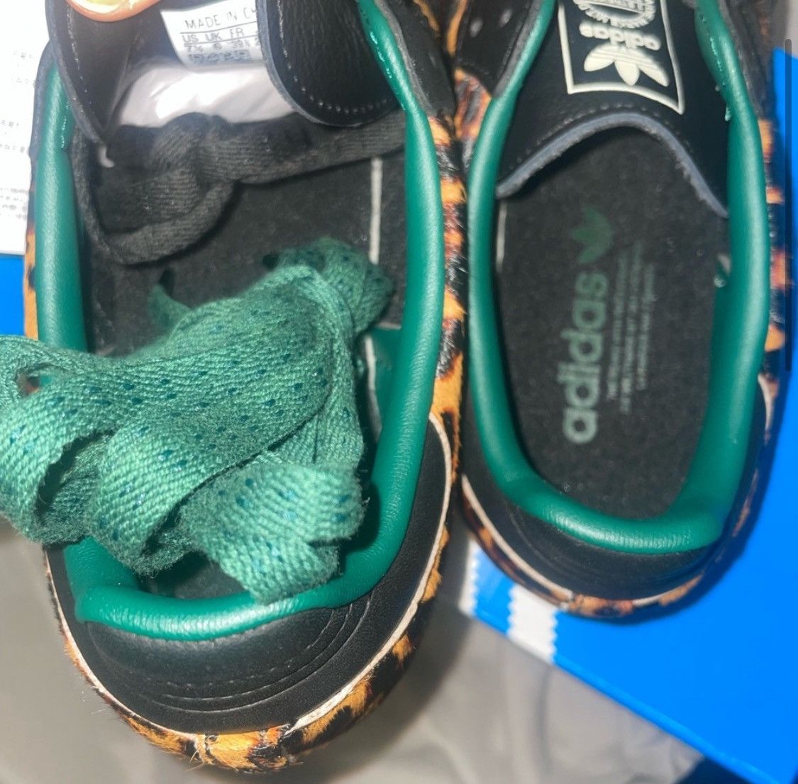 Adidas adidas Samba OG Black Green Leopard Size US 7.5 / IT 37.5 - 4 Thumbnail